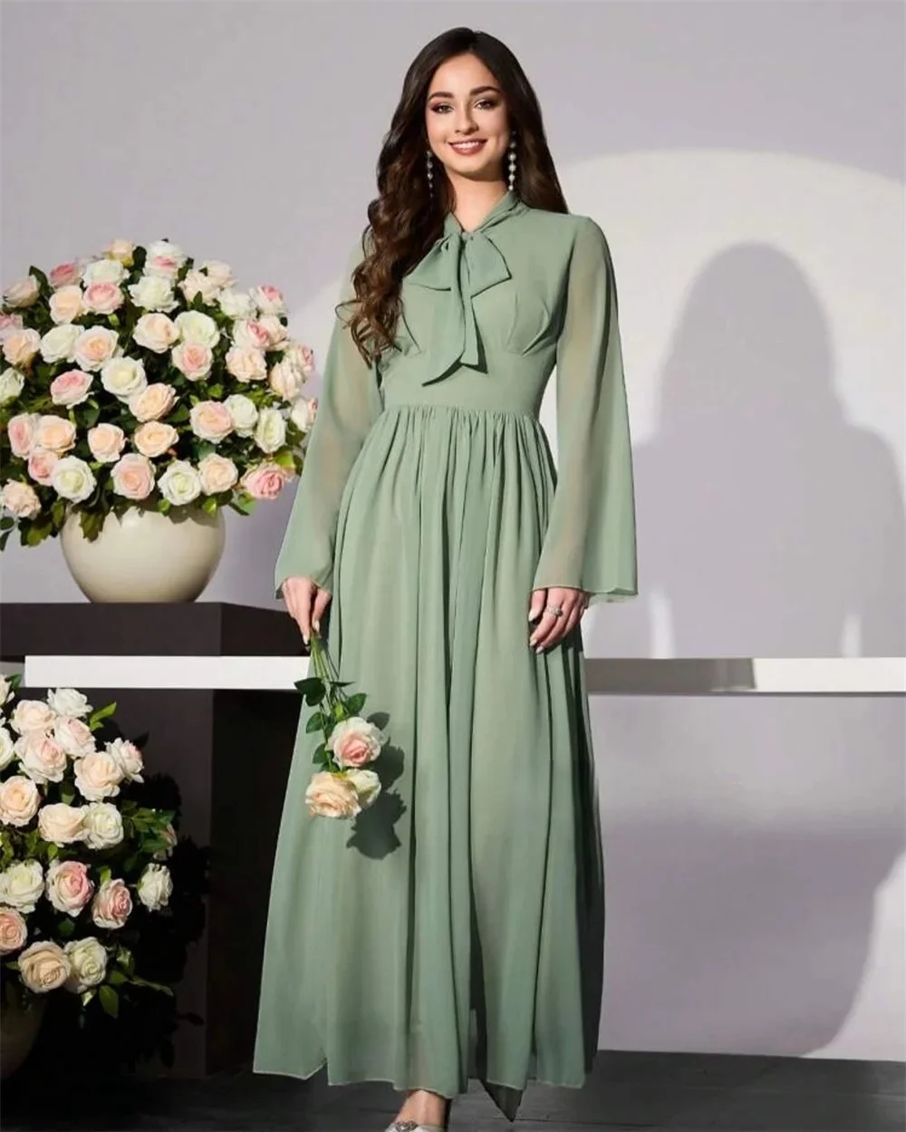 Шифоновое платье с длинными рукавами на заказ Вечерние платья Pastrol Унисекс Джерси Ретро Дубай Саудовская Аравия Пром по индивидуальному заказу
Шифоновое платье с длинными рукавами на заказ Вечерние платья Pastrol Унисекс Джерси Ретро Дубай Саудовская Аравия Пром по индивидуальному заказу