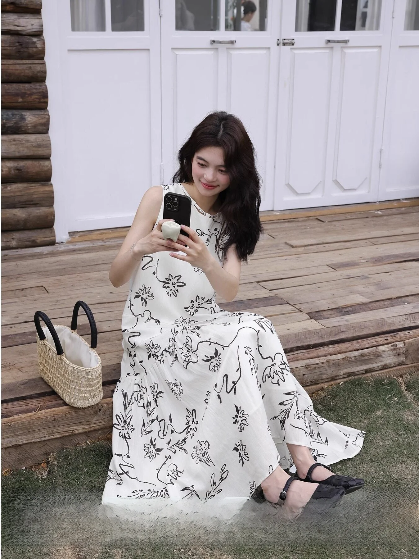 Eternal Summer Floral Leaf Print Sleeveless Set Women's Small Size Top Skirt Two-Piece Set Rice Nianhuabu Flower Does Not Bloom
Eternal Summer Floral Leaf Print Sleeveless Set Women's Small Size Top Skirt Two-Piece Set Rice Nianhuabu Flower Does Not Bloom