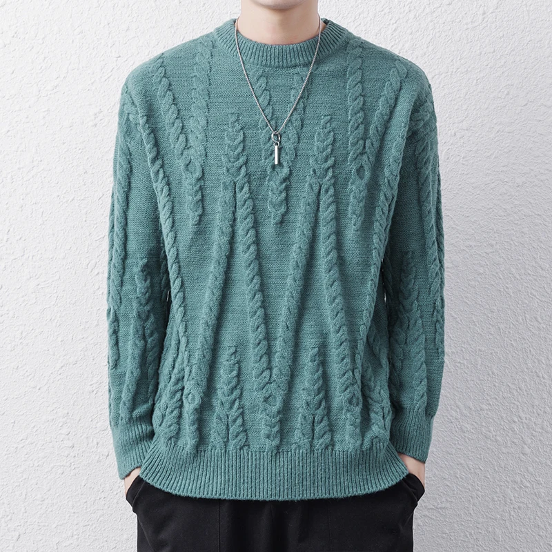 Men's Sweaters Classic Casual Trend Slimming Semi-turtleneck Pullover 2023 Winter Sweater Men's Jacquard Warm Bottom/ Outerwear
Men's Sweaters Classic Casual Trend Slimming Semi-turtleneck Pullover 2023 Winter Sweater Men's Jacquard Warm Bottom/ Outerwear