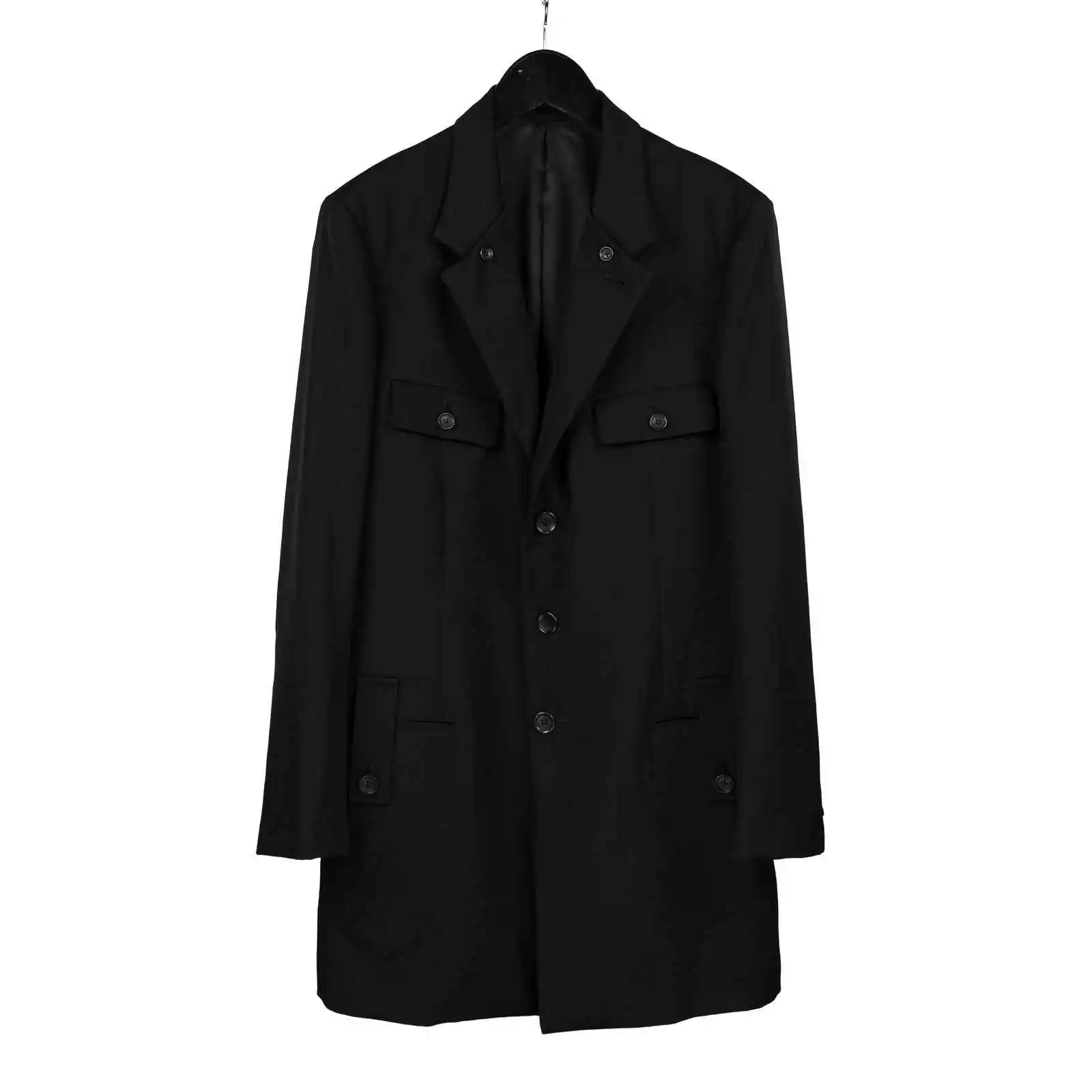 TOP-YAMAMOTO Wool Coat Men's mid-length Autumn/Winter thickened casual blazer
TOP-YAMAMOTO Wool Coat Men's mid-length Autumn/Winter thickened casual blazer