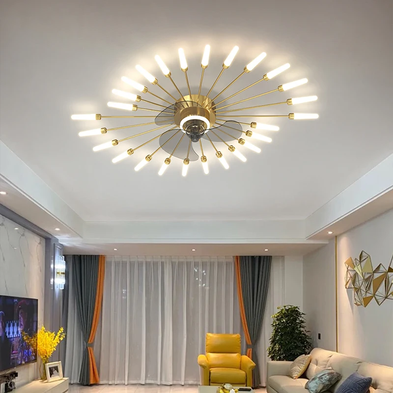 Firework Shaped New Modern LED Ceiling Fan Indoor Lighting For Dining Living Kids room Bedroom HOME Decoration Fixture Lights
Firework Shaped New Modern LED Ceiling Fan Indoor Lighting For Dining Living Kids room Bedroom HOME Decoration Fixture Lights