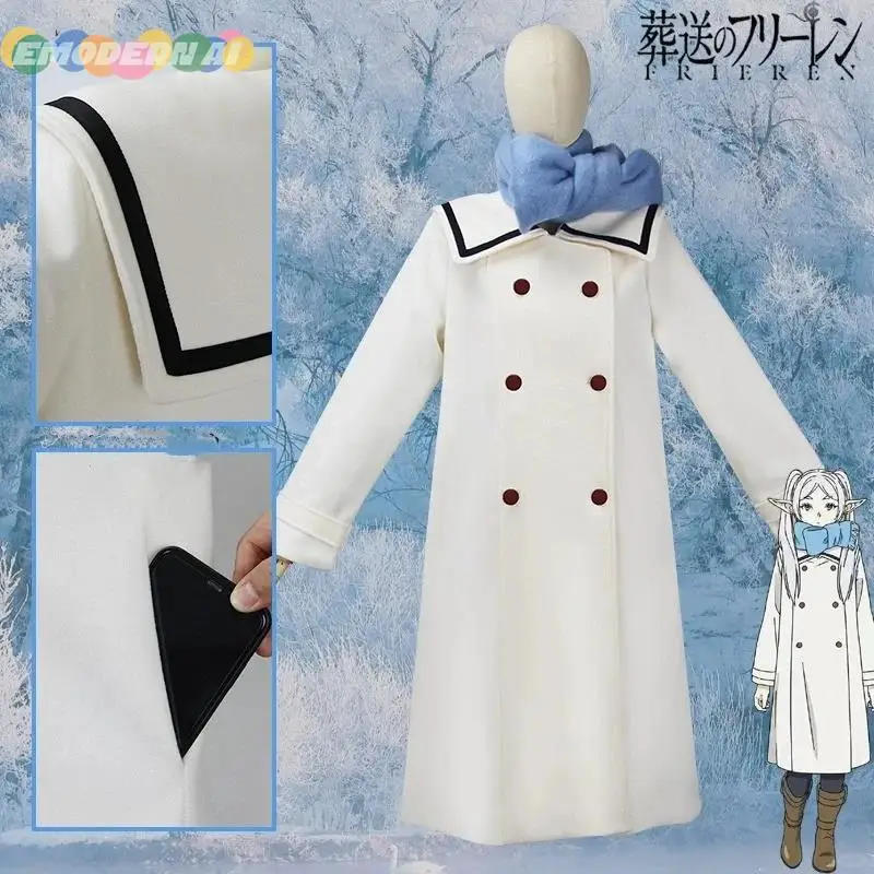 Anime Frieren Beyond Journey's End Frieren Cosplay Costume Wig Dress Coat Scarf Winter on The Northern Lands Halloween Women Cos
Anime Frieren Beyond Journey's End Frieren Cosplay Costume Wig Dress Coat Scarf Winter on The Northern Lands Halloween Women Cos