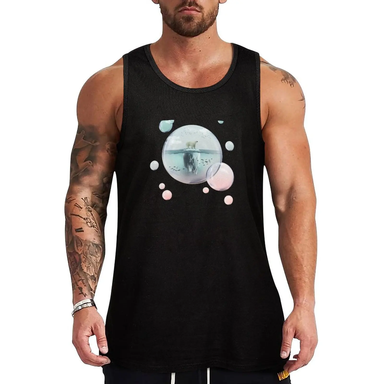 Polar Bear Bubble Tank Top Art Print Tank Top Creative Graphic Sleeveless Shirt
Polar Bear Bubble Tank Top Art Print Tank Top Creative Graphic Sleeveless Shirt