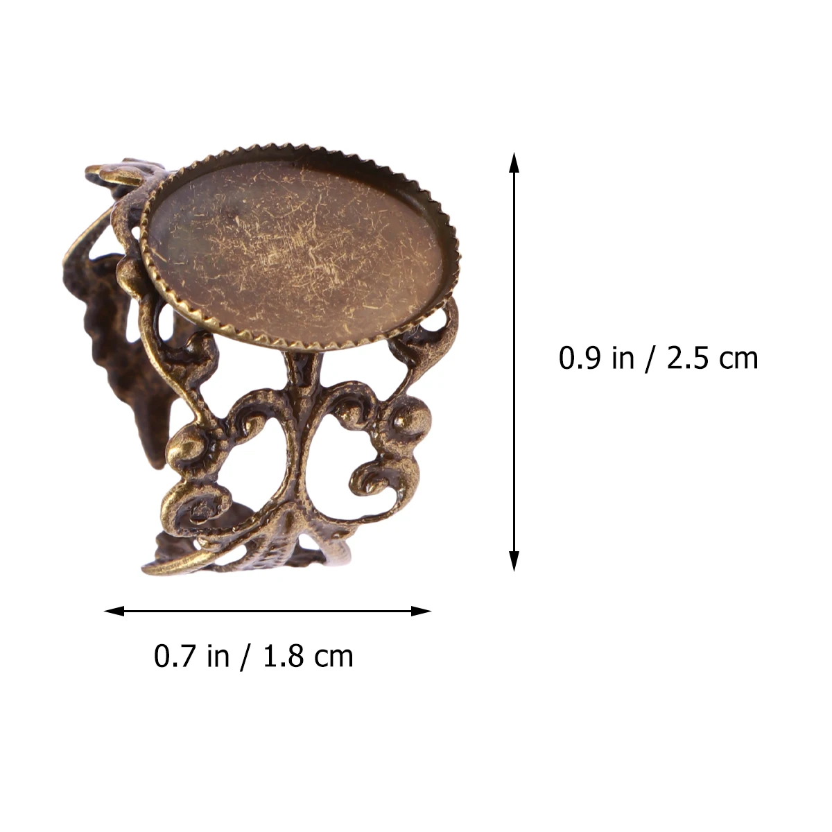 10 Pcs Flower Shape Ring Holder Jewelry Tray Metal Ring Dish Empty Tray Earrings Storage Ornament Retro Design Durable Resin
10 Pcs Flower Shape Ring Holder Jewelry Tray Metal Ring Dish Empty Tray Earrings Storage Ornament Retro Design Durable Resin