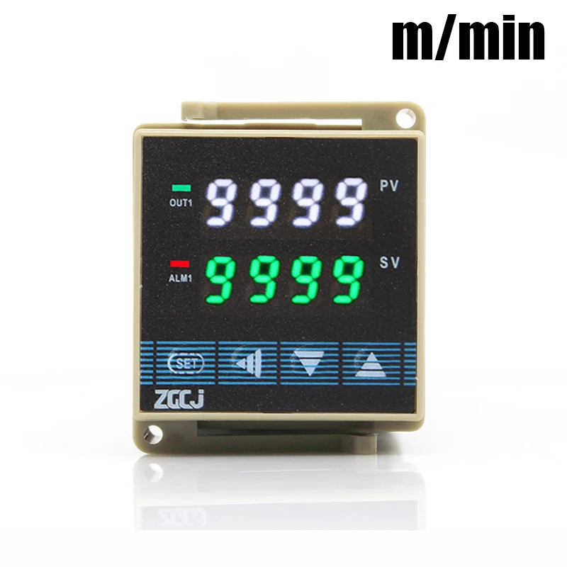 4-20mA input speed meter with low alarm and high alarm relay output 0-9999 m/min Din type Digital Line speedmeter Tachometer
4-20mA input speed meter with low alarm and high alarm relay output 0-9999 m/min Din type Digital Line speedmeter Tachometer