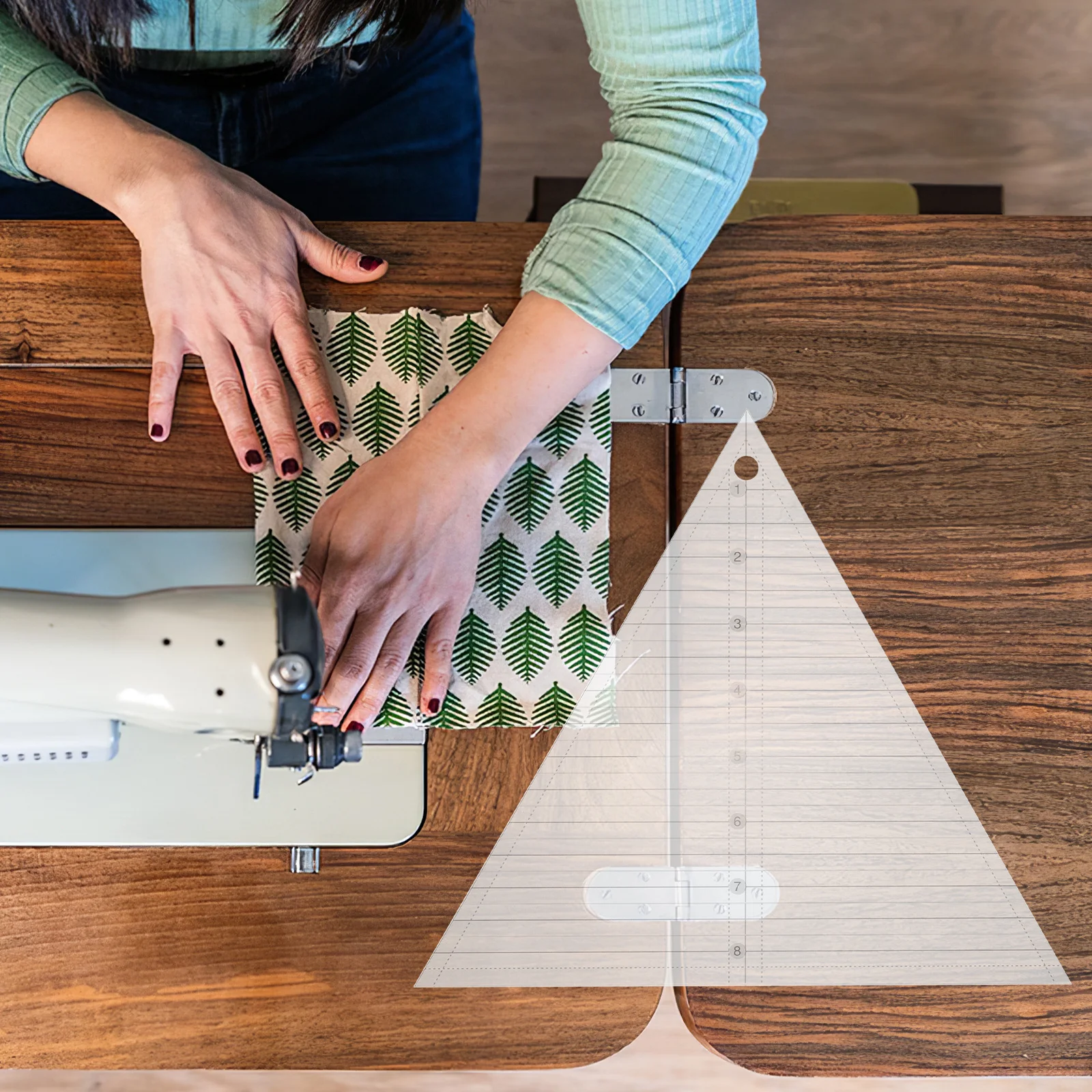 Durable Acrylic Quilting Ruler Patchwork Cutting Template Sewing Fabric Measuring Tool DIY Craft Supplies Quilting Template 
Durable Acrylic Quilting Ruler Patchwork Cutting Template Sewing Fabric Measuring Tool DIY Craft Supplies Quilting Template