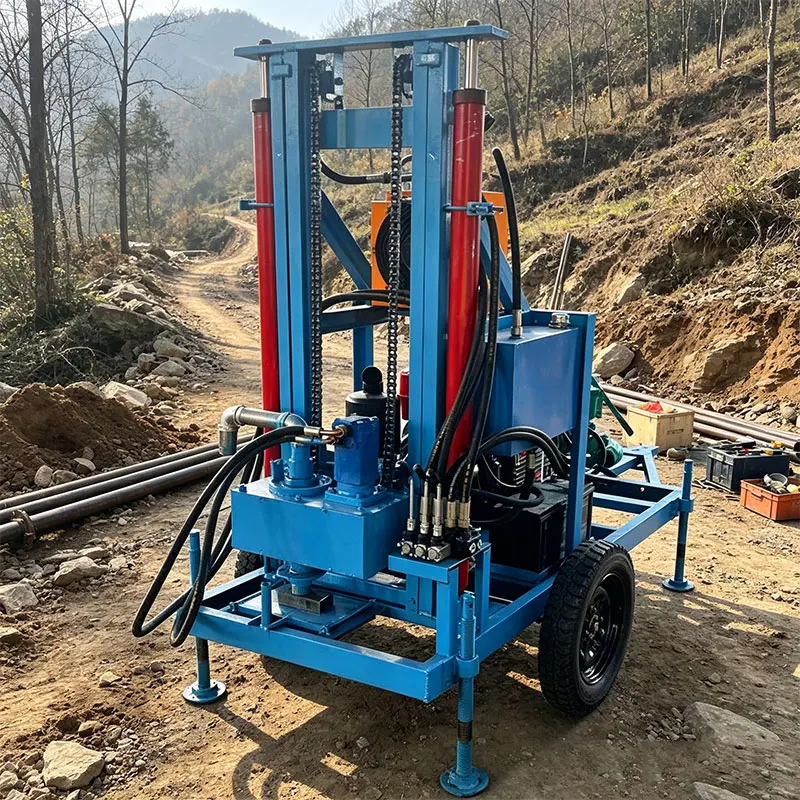 Customized Compact Crawler 30HP Portable Diesel 150M Accurate Borehole Strong Frame Water Well Drilling Machine
Customized Compact Crawler 30HP Portable Diesel 150M Accurate Borehole Strong Frame Water Well Drilling Machine