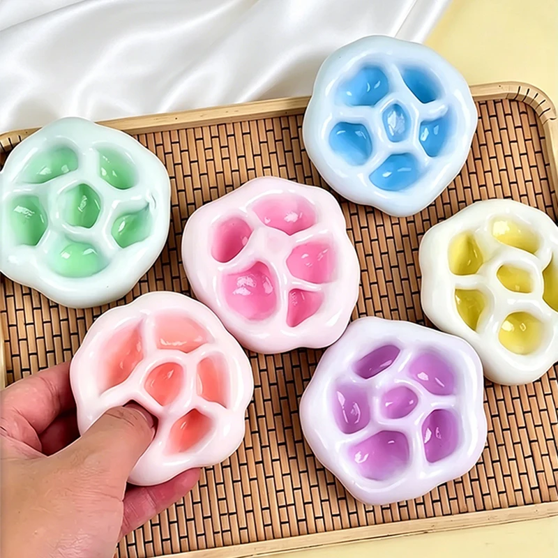 Shapeable Vacuum Stress Ball Rainbow Glutinous Ball Stress Relief Noisy Ball Squeeze Fidget Toy Squishy Stress Ball for Adults
Shapeable Vacuum Stress Ball Rainbow Glutinous Ball Stress Relief Noisy Ball Squeeze Fidget Toy Squishy Stress Ball for Adults