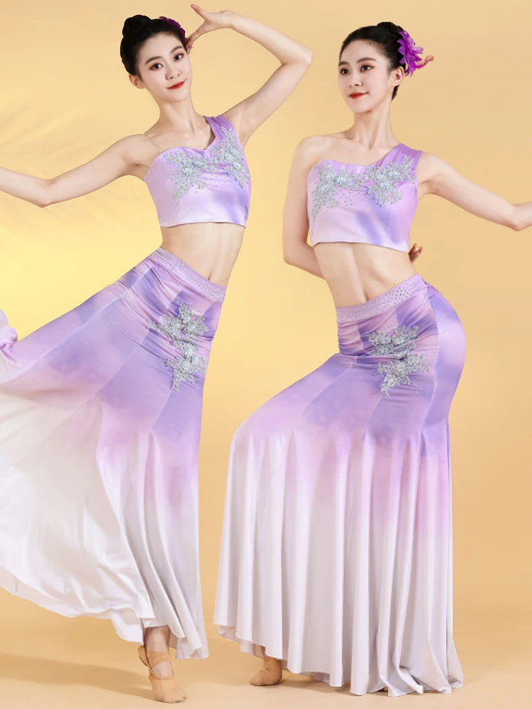 New Tai Dance Costume Women's Adult Xiuangbanna Set Children's Drama Art Exam Practice Dance Skirt Performance Clothes
New Tai Dance Costume Women's Adult Xiuangbanna Set Children's Drama Art Exam Practice Dance Skirt Performance Clothes