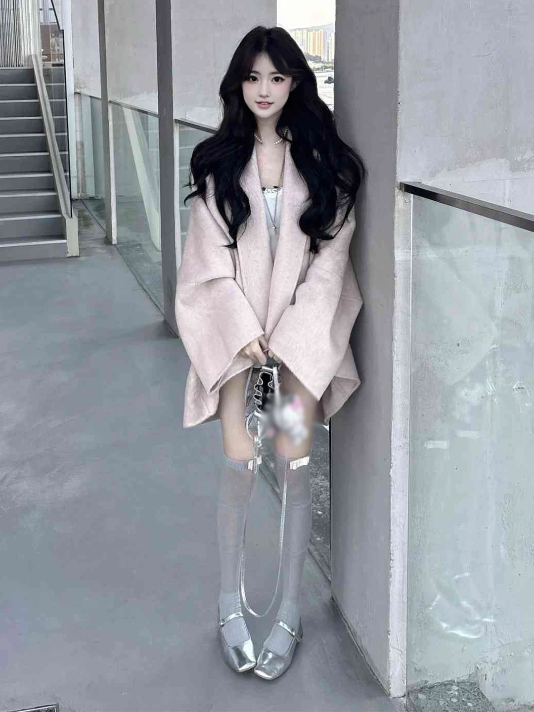 Delicate Rich Girl Pink Woolen Coat Flip Collar Unique Beautiful Winter Outerwear Korean Style Loose Fit Long Sleeve Coat
Delicate Rich Girl Pink Woolen Coat Flip Collar Unique Beautiful Winter Outerwear Korean Style Loose Fit Long Sleeve Coat