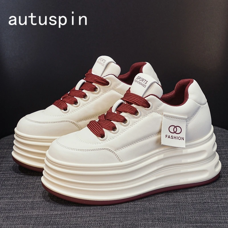 AUTUSPIN 2025 New Height Increase Platform Flats for Women Fashion Synthetic Leather Women's Shoes Comfortable Loafers Woman
AUTUSPIN 2025 New Height Increase Platform Flats for Women Fashion Synthetic Leather Women's Shoes Comfortable Loafers Woman