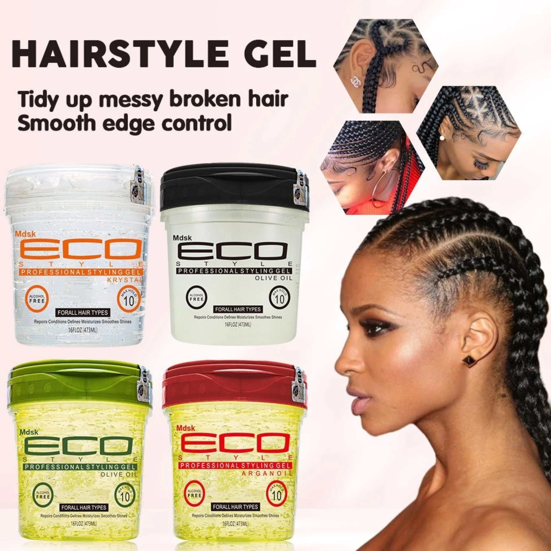 476g Hair Style edge control Hair styling Wax Hairline edge control Styling Gel Frizz-frees
476g Hair Style edge control Hair styling Wax Hairline edge control Styling Gel Frizz-frees