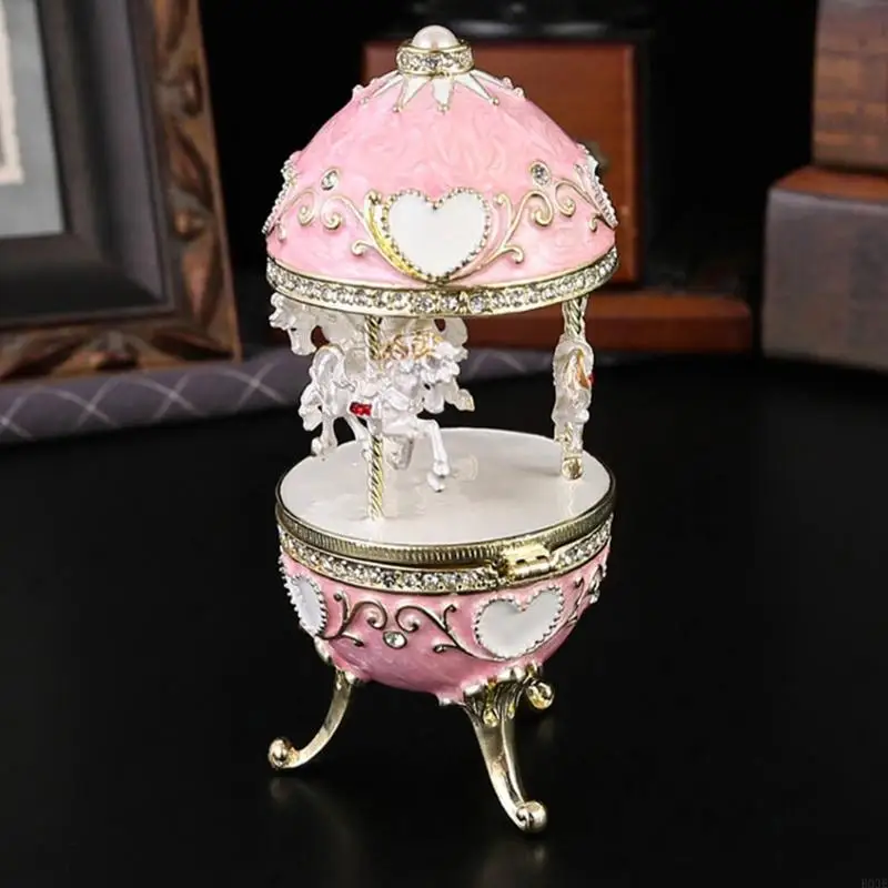 European Zinc Alloy Jewelry Organizers Featuring Rotating Carousel Design and Rhinestones Decors B03E
European Zinc Alloy Jewelry Organizers Featuring Rotating Carousel Design and Rhinestones Decors B03E