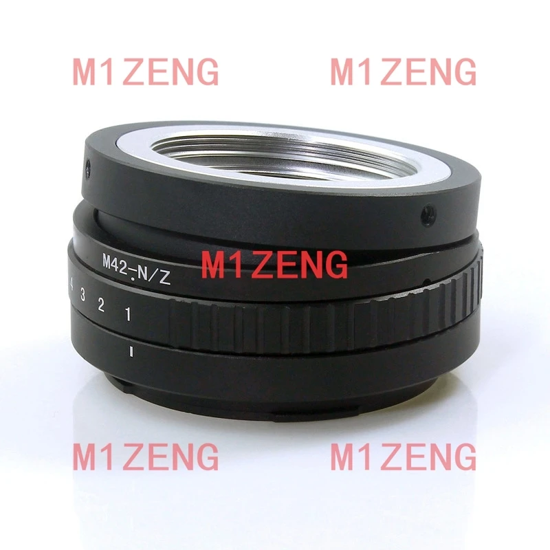 M42-NZ Macro Tilt Adapter For M42 Screw lens to Nikon Z mount Z7 Z6 Z5 Z8 Z9 Z50 Z30 ZFC ZF Camera
M42-NZ Macro Tilt Adapter For M42 Screw lens to Nikon Z mount Z7 Z6 Z5 Z8 Z9 Z50 Z30 ZFC ZF Camera