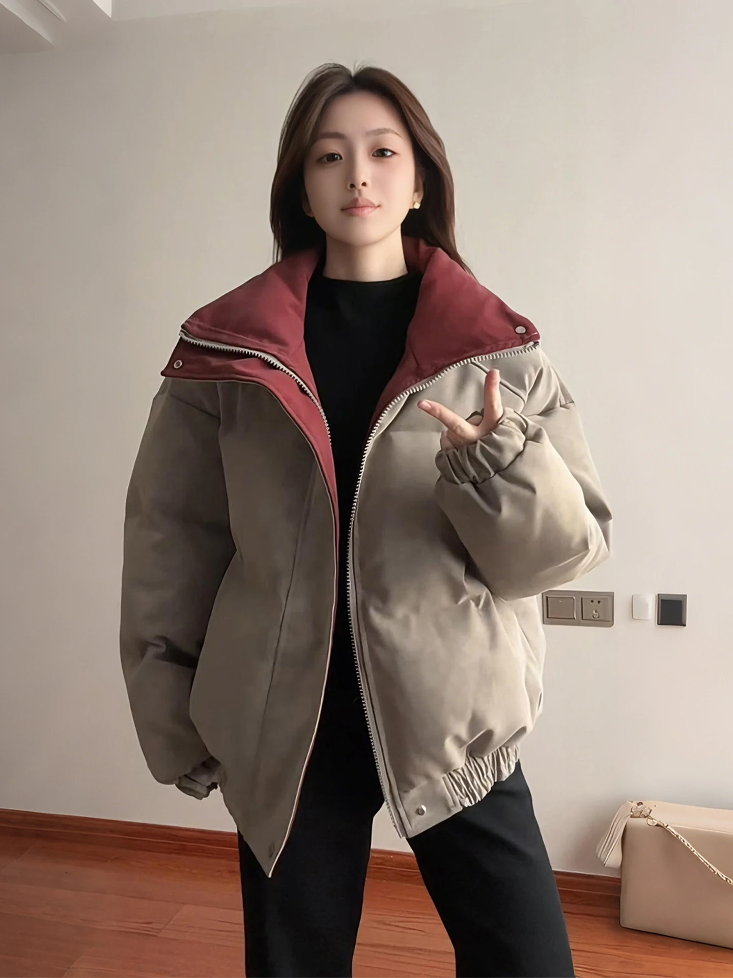 American Sle Color Blo Stand Collar Men's down Jaet Winter Thi Warm Cotton Coat ort Bread Sle Outerwear
American Sle Color Blo Stand Collar Men's down Jaet Winter Thi Warm Cotton Coat ort Bread Sle Outerwear