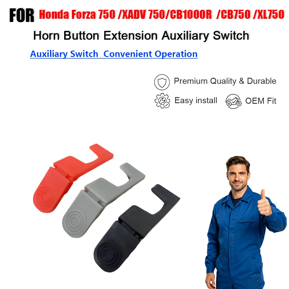 Horn Button Extension Auxiliary Switch for Honda Forza 750 XADV 750 CB1000R CB750 XL750
Horn Button Extension Auxiliary Switch for Honda Forza 750 XADV 750 CB1000R CB750 XL750