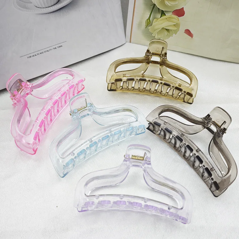 Transparent Gradient Jelly Hair Clip Solid Color Oversized Minimalist Hair Accessory Women's Fashionable Trendy Accessories
Transparent Gradient Jelly Hair Clip Solid Color Oversized Minimalist Hair Accessory Women's Fashionable Trendy Accessories