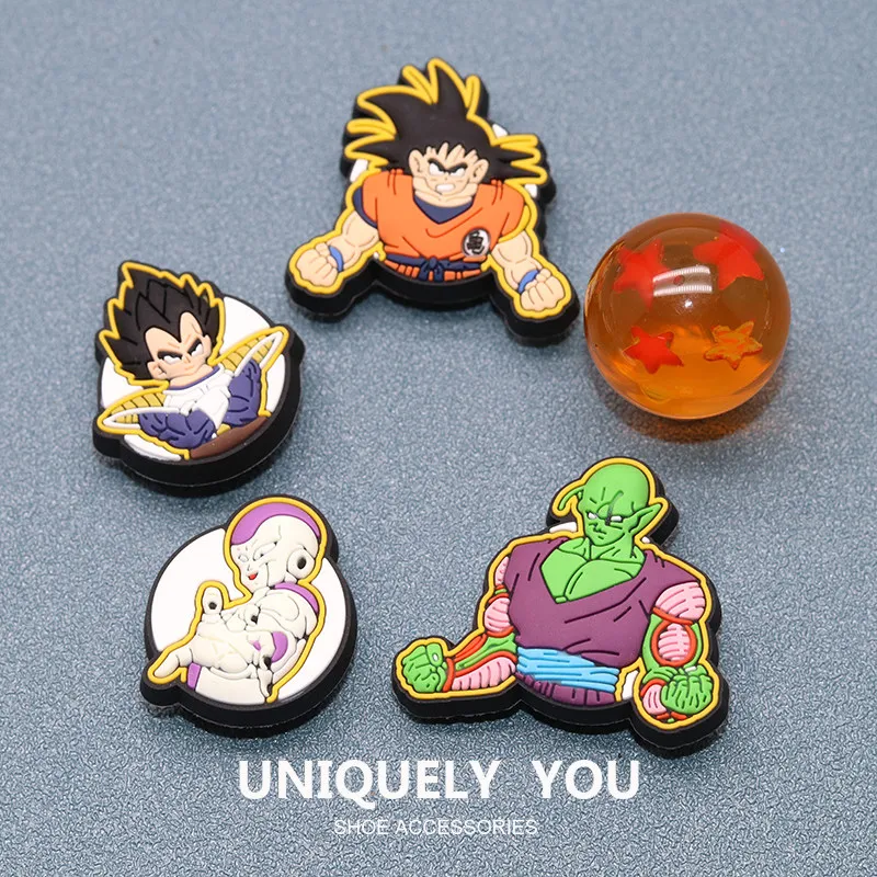5pcs Anime Cartoon Dragon Ball Son Goku Summer Beach Shoe Buckle Accessories Vegeta Piccolo Daimao Sandals Decoration Toy Gift
5pcs Anime Cartoon Dragon Ball Son Goku Summer Beach Shoe Buckle Accessories Vegeta Piccolo Daimao Sandals Decoration Toy Gift