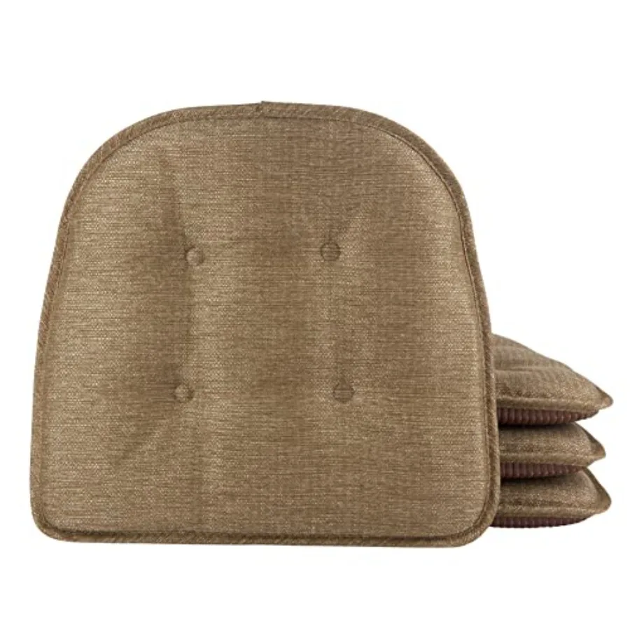 Omega Non-Slip Chair Cushions, Assembled in USA, U-Shaped Skid-Proof Seat Pads for Dining Room, Kitchen, Office, 15"x16", Solid
Omega Non-Slip Chair Cushions, Assembled in USA, U-Shaped Skid-Proof Seat Pads for Dining Room, Kitchen, Office, 15"x16", Solid