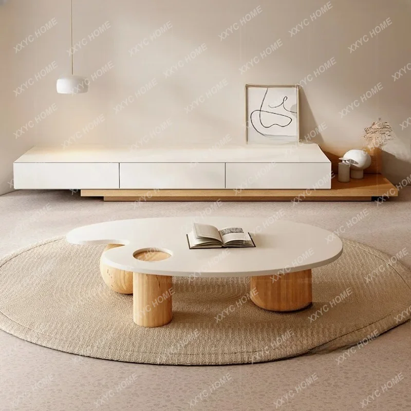 Telescopic TV cabinet coffee table combination living room modern simple creative furniture FT
Telescopic TV cabinet coffee table combination living room modern simple creative furniture FT