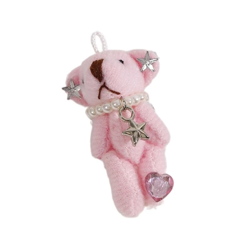HX6F Plush Bear Dolls Keychain Pendant Keyring Charm Backpack Pendant
HX6F Plush Bear Dolls Keychain Pendant Keyring Charm Backpack Pendant