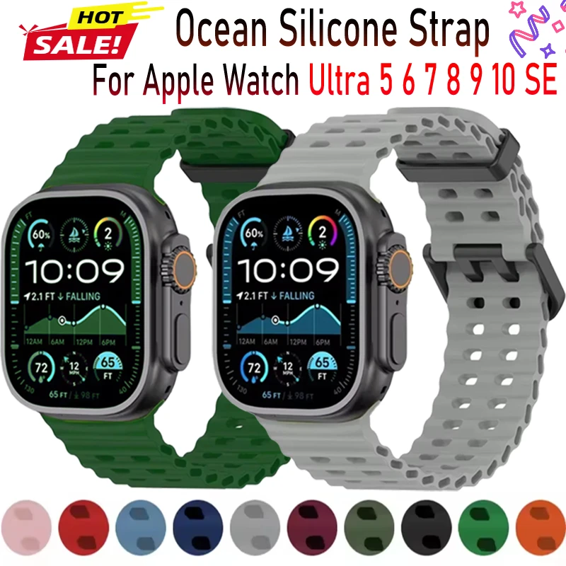 Силиконовый ремешок Ocean для Apple Watch Ultra 10 9 8 7 6 5 SE, мужской и женский дышащий браслет для iWatch 46 мм 49 мм 42 мм 45 мм 44 мм
Силиконовый ремешок Ocean для Apple Watch Ultra 10 9 8 7 6 5 SE, мужской и женский дышащий браслет для iWatch 46 мм 49 мм 42 мм 45 мм 44 мм