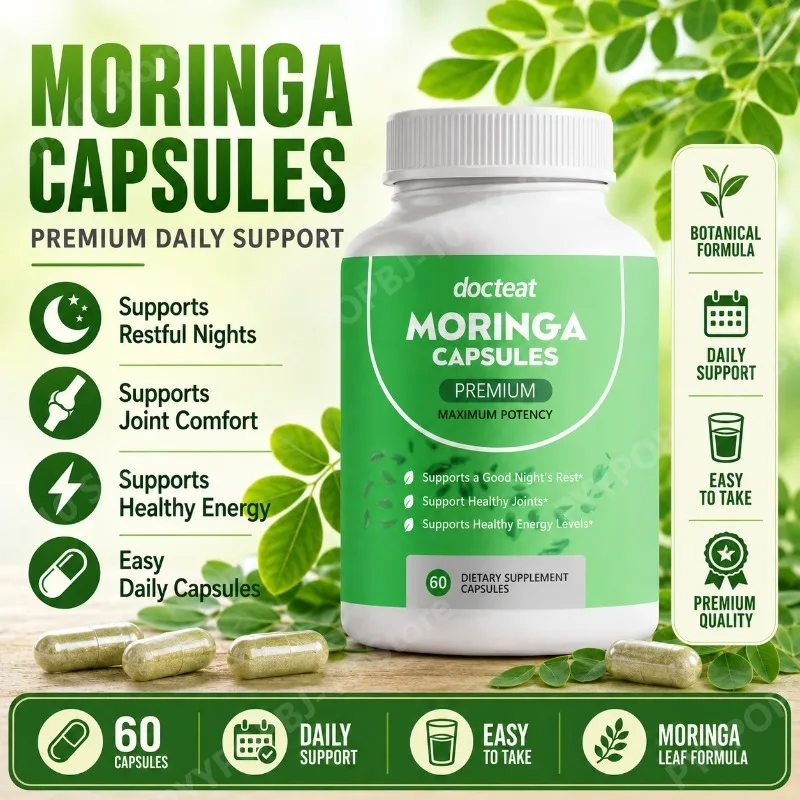 Moringa Capsules Premium Daily Wellness Support Easy To Take 60 Capsules
Moringa Capsules Premium Daily Wellness Support Easy To Take 60 Capsules