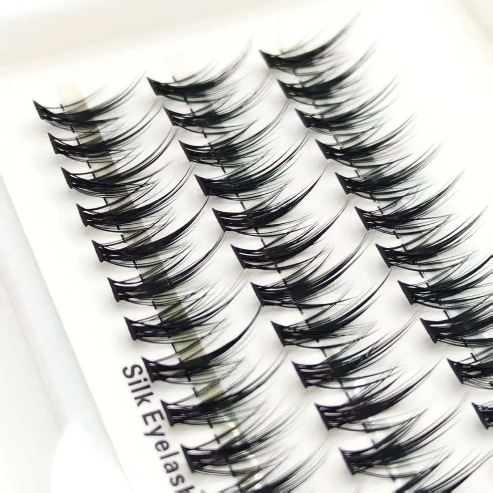 New 8-14mm Length False Eyelashes DIY Hand Made Eyelash Extension Soft Ribbon Strip Black Segmented False Lashes for Beginners
New 8-14mm Length False Eyelashes DIY Hand Made Eyelash Extension Soft Ribbon Strip Black Segmented False Lashes for Beginners