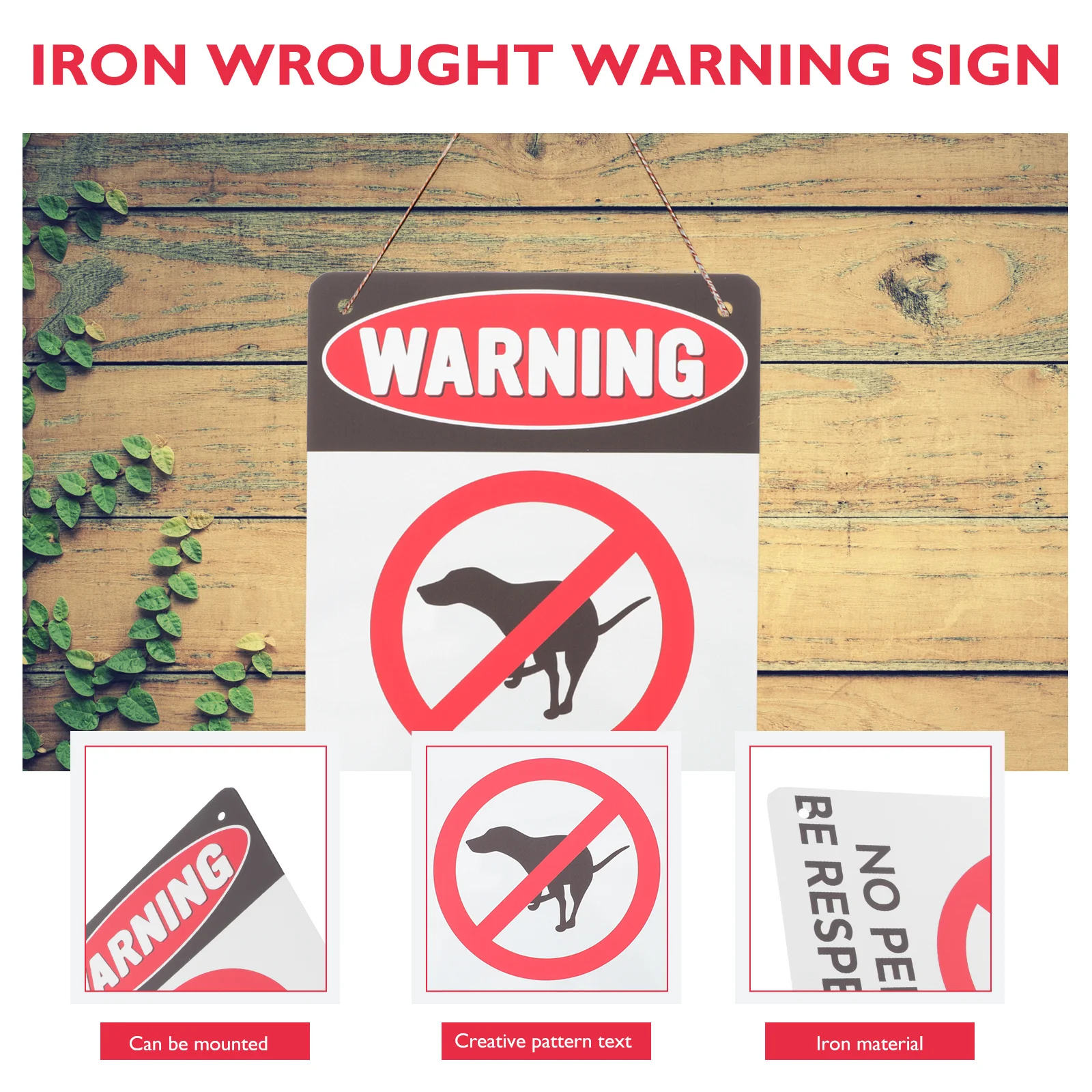 2pcs Vintage Iron Sign For Yard Garden Outdoor Hanging Decoration No Pet Peeing Warning Board Rust Resistant Durable Iron Sheet
2pcs Vintage Iron Sign For Yard Garden Outdoor Hanging Decoration No Pet Peeing Warning Board Rust Resistant Durable Iron Sheet