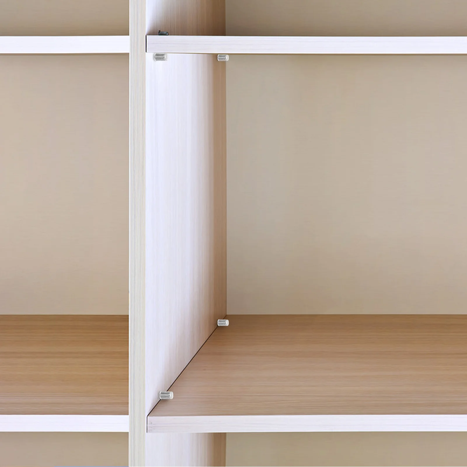 80pcs Shelf Support Pegs Self-Tapping Screw No-Drill Installation For Kitchen Bookshelf Wardrobe Cabinet Wood Shelving
80pcs Shelf Support Pegs Self-Tapping Screw No-Drill Installation For Kitchen Bookshelf Wardrobe Cabinet Wood Shelving