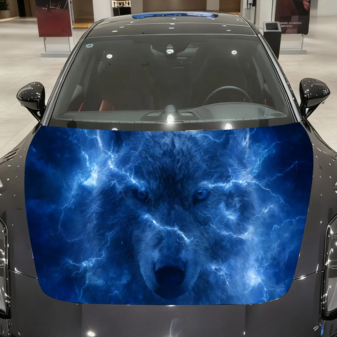 Car Decal Wolf with Blue Lightning Storm Artistic Background & Ferocious-Dynamic Aesthetic Car Hood Sticker, Waterproof Self - A
Car Decal Wolf with Blue Lightning Storm Artistic Background & Ferocious-Dynamic Aesthetic Car Hood Sticker, Waterproof Self - A