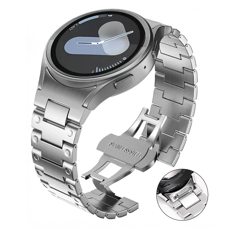 Металлический ремешок для samsung Galaxy Watch 7 6 5 4 44 мм 40 мм, быстросъемный браслет из нержавеющей стали для Galaxy 6 4 Classic 47 мм 46 мм 43 мм
Металлический ремешок для samsung Galaxy Watch 7 6 5 4 44 мм 40 мм, быстросъемный браслет из нержавеющей стали для Galaxy 6 4 Classic 47 мм 46 мм 43 мм