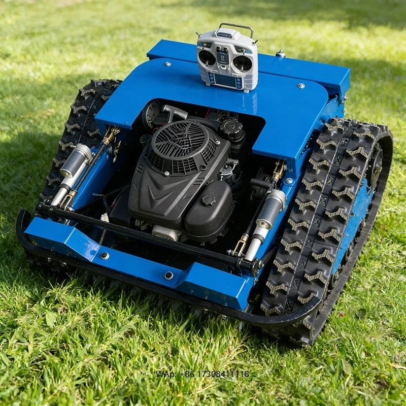 Crawler Remote Control Lawn Mower Portable Lawn Mower with Rubber for Agriculture
Crawler Remote Control Lawn Mower Portable Lawn Mower with Rubber for Agriculture