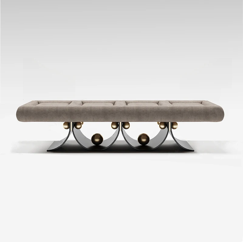Italian simple room bedside stool, size home shoe stool creative simple metal bench bedside stool
Italian simple room bedside stool, size home shoe stool creative simple metal bench bedside stool