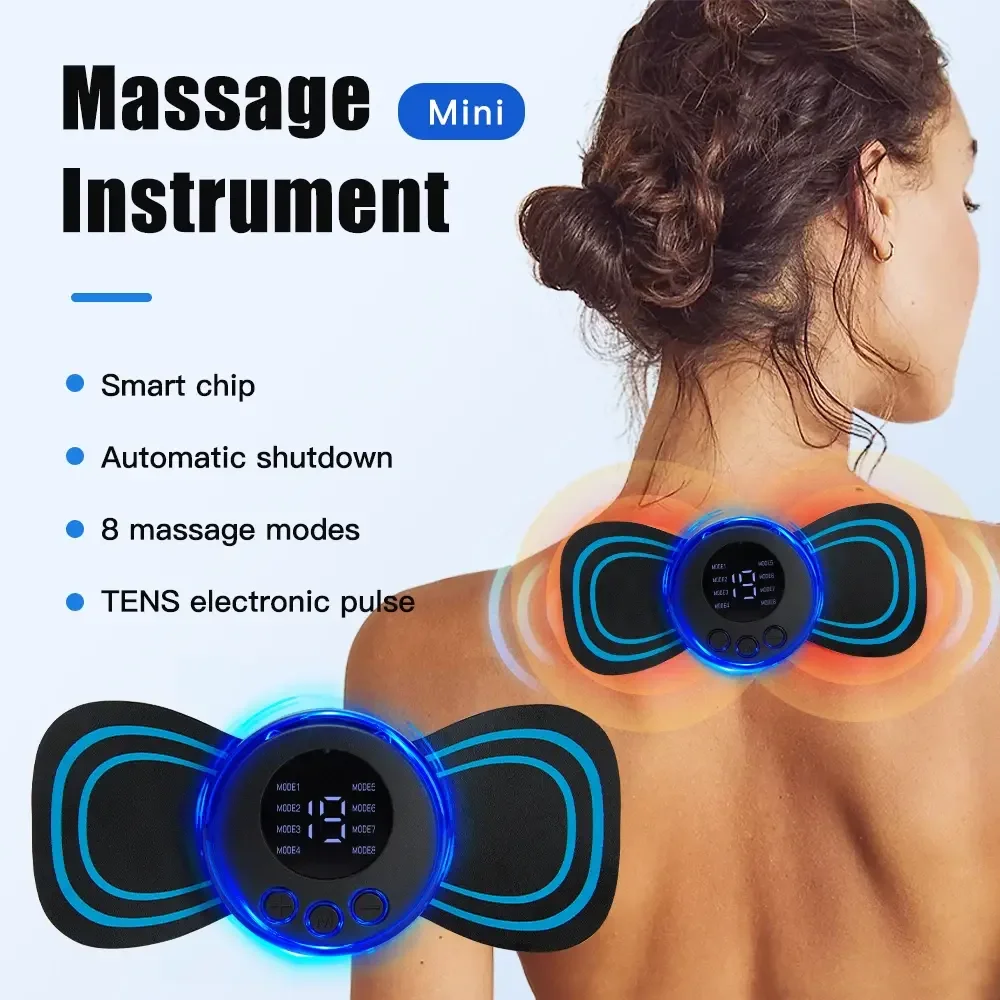 Mini Portable EMS Neck Massager Electric Neck Stretcher For Cervical Muscle Pain Relief And Shoulder Relaxation Massage Patch
Mini Portable EMS Neck Massager Electric Neck Stretcher For Cervical Muscle Pain Relief And Shoulder Relaxation Massage Patch