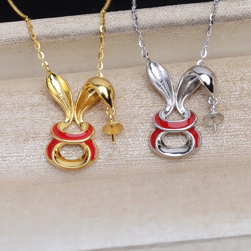 Rabbit 925 Sterling Silver Necklace Mountings Findings Jewellery Mounts Parts Fittings Accessories for 6-8mm Pearls Beads
Rabbit 925 Sterling Silver Necklace Mountings Findings Jewellery Mounts Parts Fittings Accessories for 6-8mm Pearls Beads