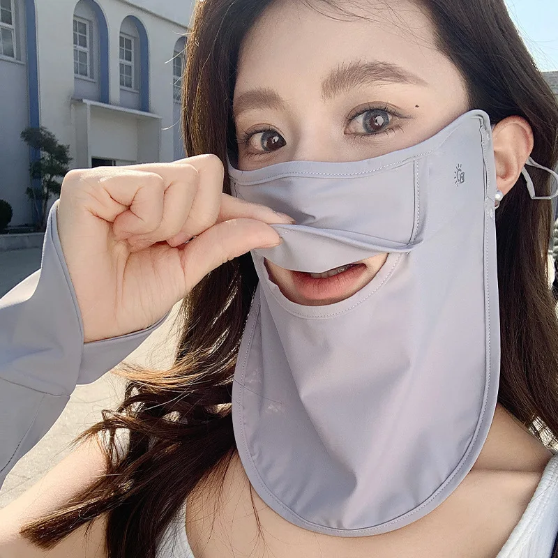 Women's Ice Silk Sunscreen Mask for Summer UV Protection Outdoor Sports Driving Cycling Neck Protection Drinking Water
Women's Ice Silk Sunscreen Mask for Summer UV Protection Outdoor Sports Driving Cycling Neck Protection Drinking Water