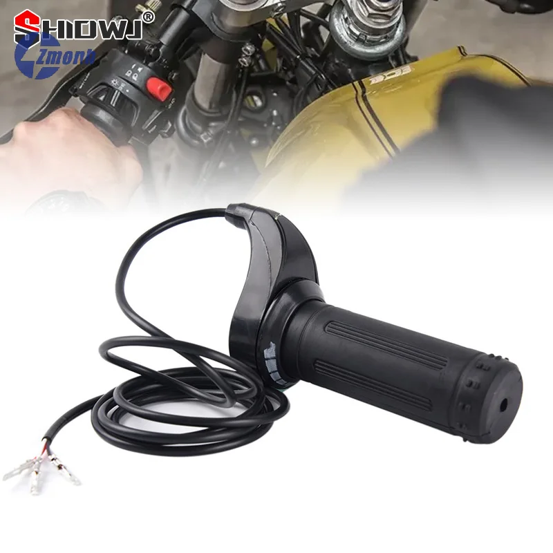 New!24V 36V 48V 3 Wire Twist Throttle Grip For Electirc Scooter Bike 7/8" Handlebar
New!24V 36V 48V 3 Wire Twist Throttle Grip For Electirc Scooter Bike 7/8" Handlebar