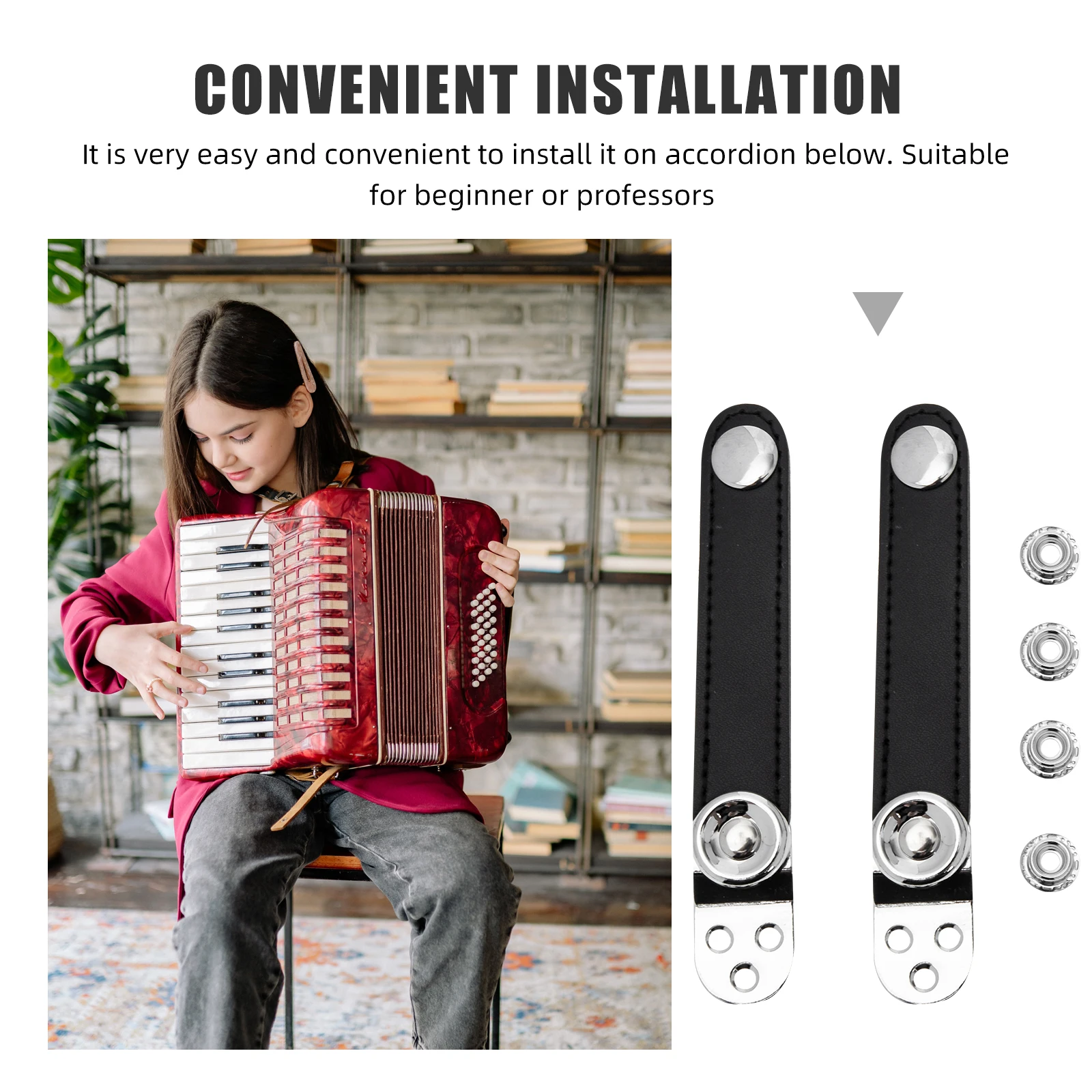 Metal Joint Buckle Straps Accordion All Universal Replacement Lightweight Gifts Players Beginner Accessories
Metal Joint Buckle Straps Accordion All Universal Replacement Lightweight Gifts Players Beginner Accessories