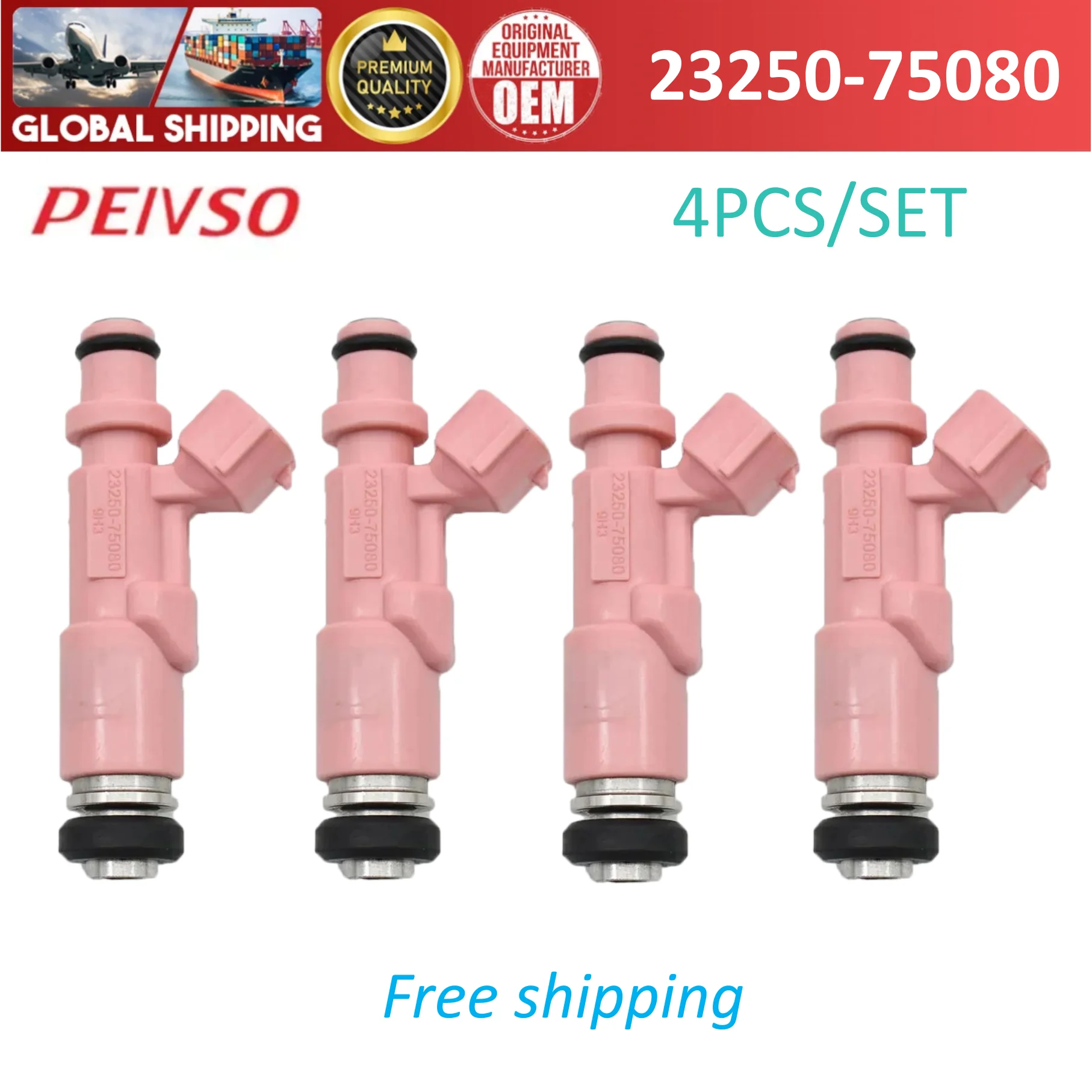 4PCS 23209-79135 Fuel Injector For Toyota 4Runner / Tacoma/ Land Cruiser Prado 2.4L 2.7L
4PCS 23209-79135 Fuel Injector For Toyota 4Runner / Tacoma/ Land Cruiser Prado 2.4L 2.7L