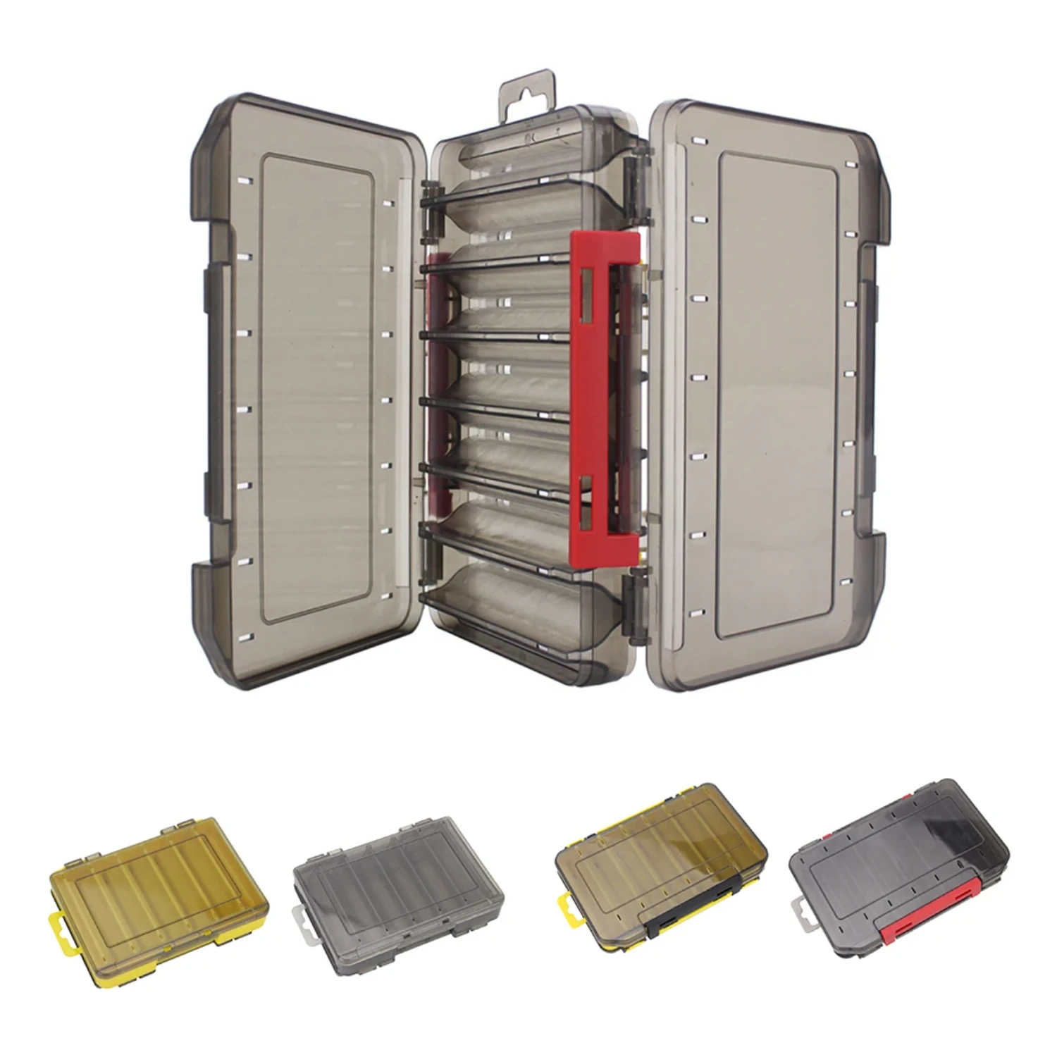 Fishing Lure Box Squid Jig Box Both Side Lure Case Holder 12 14 Compartments Egi Squid Jig Pesca Accessories Box
Fishing Lure Box Squid Jig Box Both Side Lure Case Holder 12 14 Compartments Egi Squid Jig Pesca Accessories Box