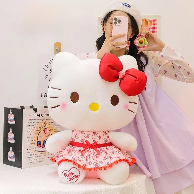 27-75CM Sanrio Hello Kitty Plush Toy Bow Print Dress Big Stuffed Doll Peluche Pillow Strawberry My Melody Plushies Children Gift
27-75CM Sanrio Hello Kitty Plush Toy Bow Print Dress Big Stuffed Doll Peluche Pillow Strawberry My Melody Plushies Children Gift