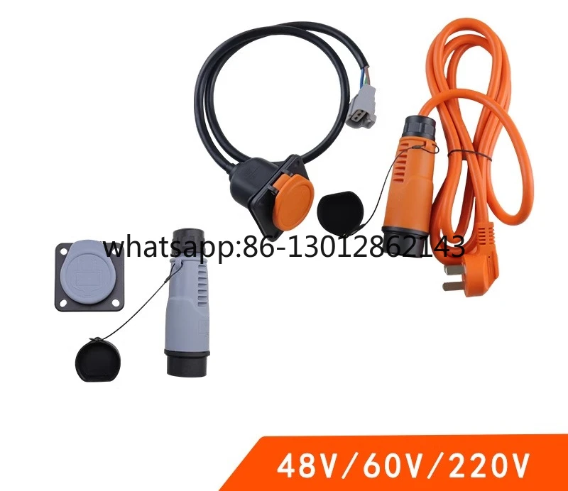 Four-wheel electric vehicle Y-30 charger, sightseeing car, patrol car, charging plug and socket 16A
Four-wheel electric vehicle Y-30 charger, sightseeing car, patrol car, charging plug and socket 16A