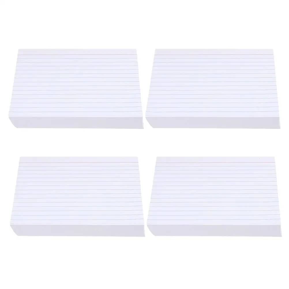 200 Pcs Index Cards Note Paper Lined Flashcards Study Supplies College Students White Blank Small Portable Smooth
200 Pcs Index Cards Note Paper Lined Flashcards Study Supplies College Students White Blank Small Portable Smooth