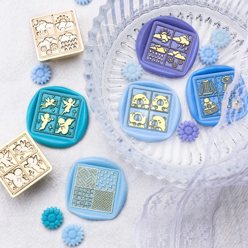 Four Palace Grid Fire Lacquer Seal Head Square Cartoon Pattern Wax Stamps Solid Brass Engraved Copper Head Wholesale
Four Palace Grid Fire Lacquer Seal Head Square Cartoon Pattern Wax Stamps Solid Brass Engraved Copper Head Wholesale