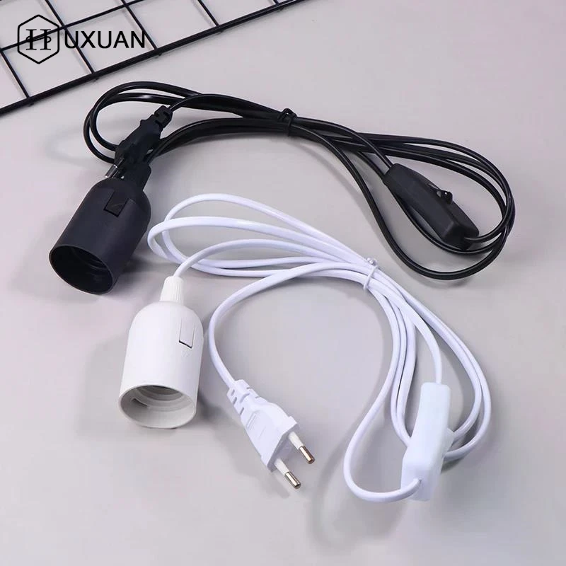 EU Plug E27 220V Lamp Base Holder With ON/OFF Switch Power Cord Cables Hanging Pendant LED Light Fixture Lamp Bulb Socket Cord
EU Plug E27 220V Lamp Base Holder With ON/OFF Switch Power Cord Cables Hanging Pendant LED Light Fixture Lamp Bulb Socket Cord