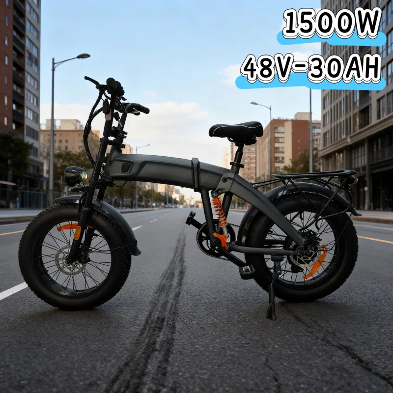 Электрический велосипед с аккумулятором 48 В, 30 Ач, мощный двигатель мощностью 1500 Вт, прочный, стильный, высокопроизводительный внедорожный мопед
Электрический велосипед с аккумулятором 48 В, 30 Ач, мощный двигатель мощностью 1500 Вт, прочный, стильный, высокопроизводительный внедорожный мопед