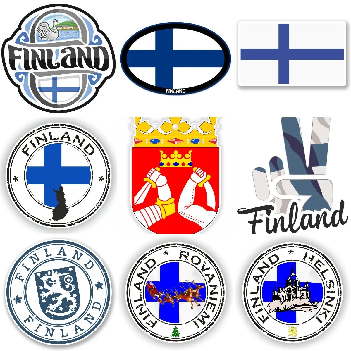 Creative Finland Flag Emblem PVC Stickers for Decorate Wall Car Van Suv Bumper Bicycle Truck Window Helmet Fridge
Creative Finland Flag Emblem PVC Stickers for Decorate Wall Car Van Suv Bumper Bicycle Truck Window Helmet Fridge