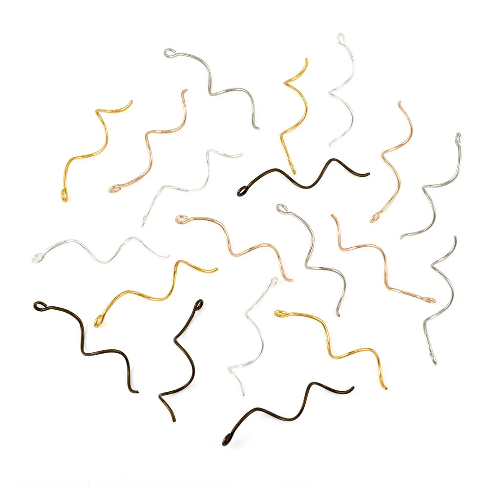 Twist Metal Link Connector Wavy Eye Pin Multicolor Curved Line Pendant DIY Jewelry Making Findings Kit for Dangle Tassel Earring
Twist Metal Link Connector Wavy Eye Pin Multicolor Curved Line Pendant DIY Jewelry Making Findings Kit for Dangle Tassel Earring