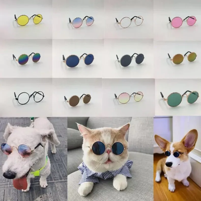 Pet glasses cat sunglasses pet UV protection glasses trendy cool accessories protective glasses
Pet glasses cat sunglasses pet UV protection glasses trendy cool accessories protective glasses